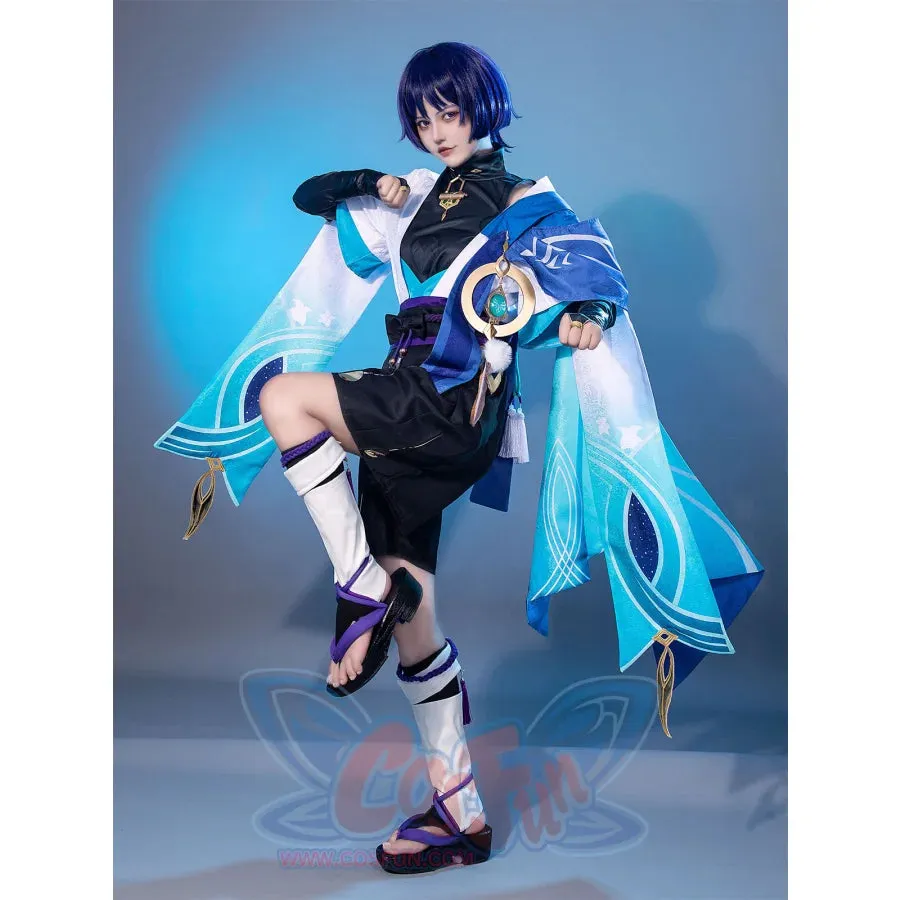 Genshin Impact Scaramouche Wanderer Cosplay Costume C07166  AA
