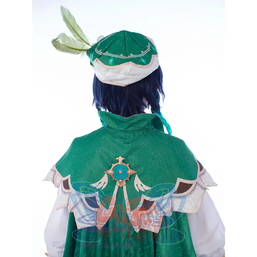 Genshin Impact Venti Barbatos Cosplay Costume Jacquard Version C00442  AA