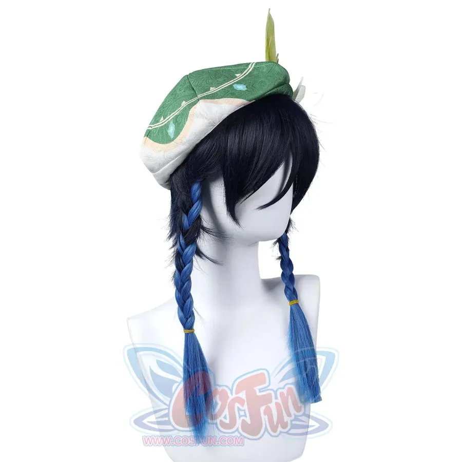 Genshin Impact Venti Barbatos Cosplay Costume Jacquard Version C00442  AA
