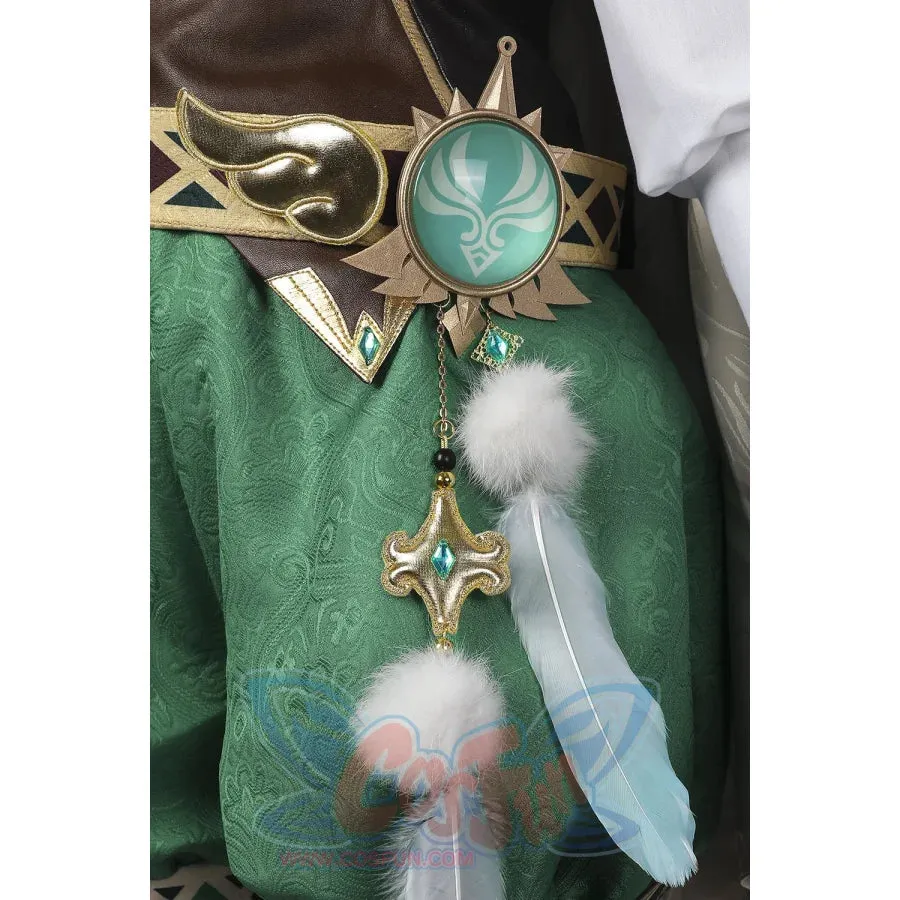 Genshin Impact Venti Barbatos Cosplay Costume Jacquard Version C00442  AA