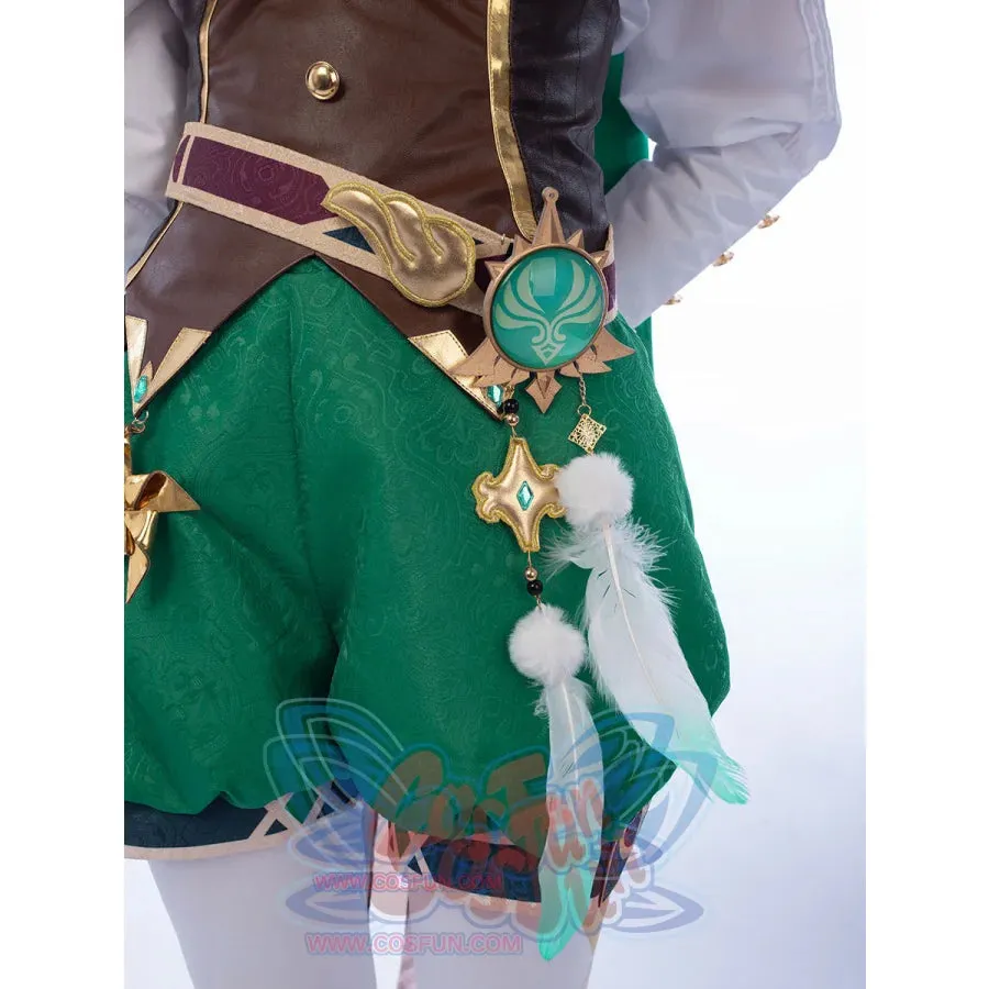 Genshin Impact Venti Barbatos Cosplay Costume Jacquard Version C00442  AA