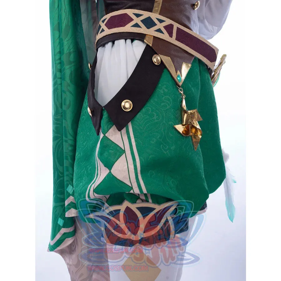 Genshin Impact Venti Barbatos Cosplay Costume Jacquard Version C00442  AA