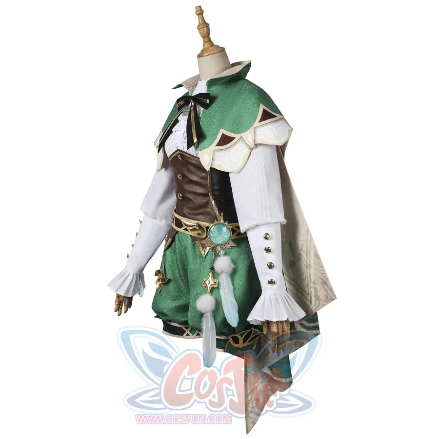 Genshin Impact Venti Barbatos Cosplay Costume Jacquard Version C00442  AA