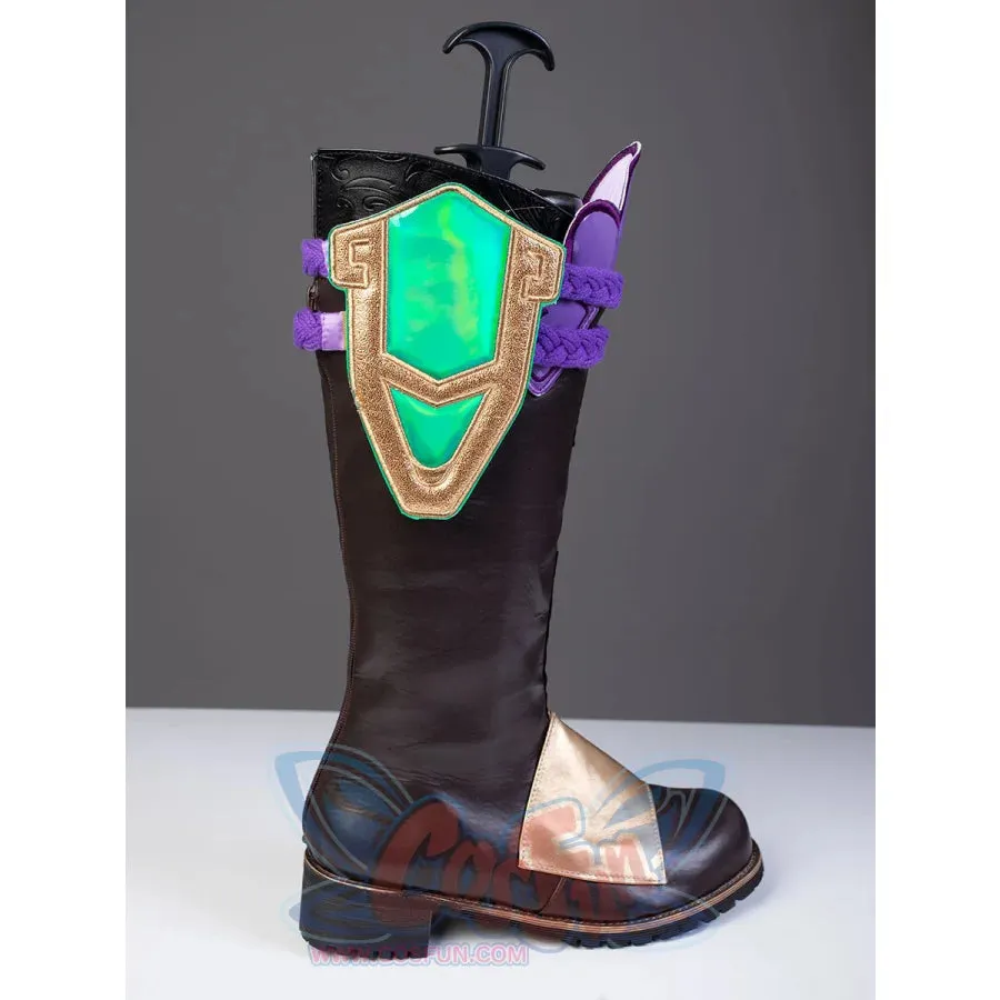Genshin Impact Xiao Cosplay Costume/Shoes C07487  AAA