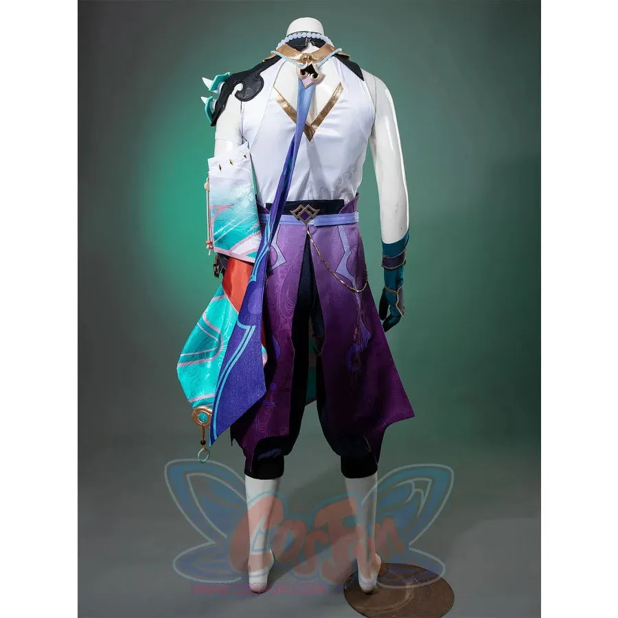 Genshin Impact Xiao Cosplay Costume/Shoes C07487  AAA