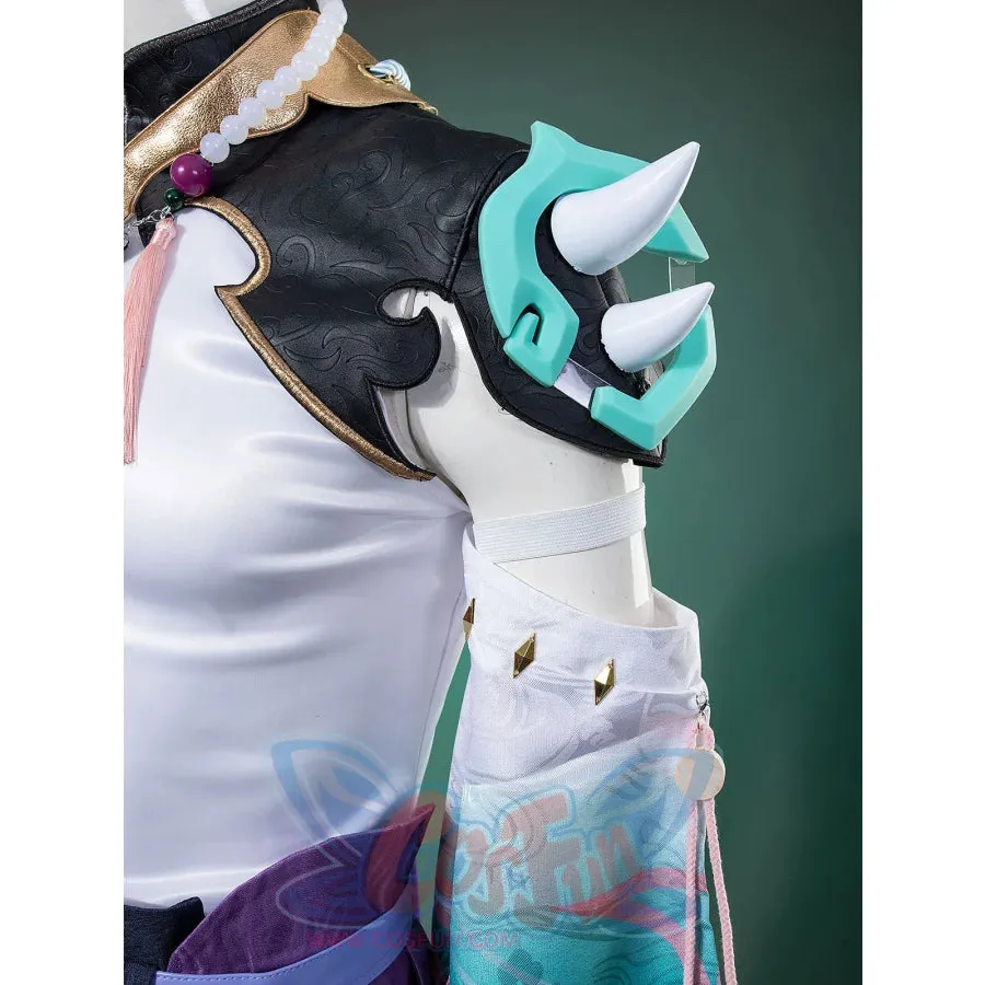 Genshin Impact Xiao Cosplay Costume/Shoes C07487  AAA