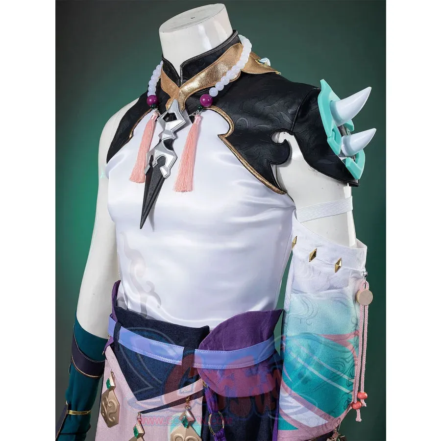 Genshin Impact Xiao Cosplay Costume/Shoes C07487  AAA