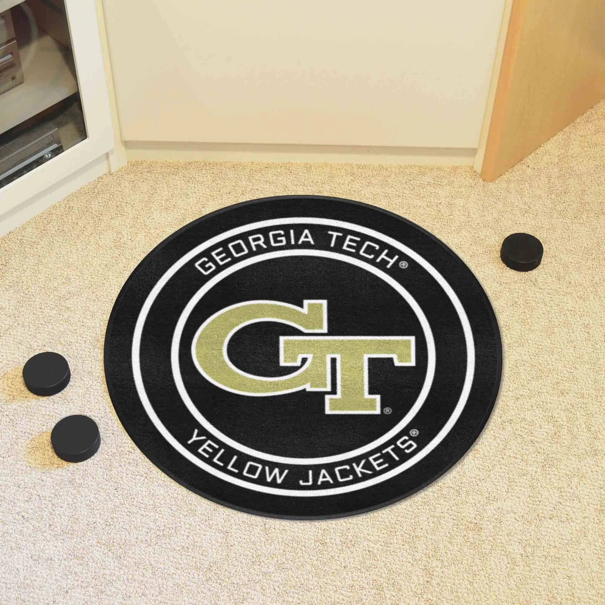 Georgia Tech Puck Mat