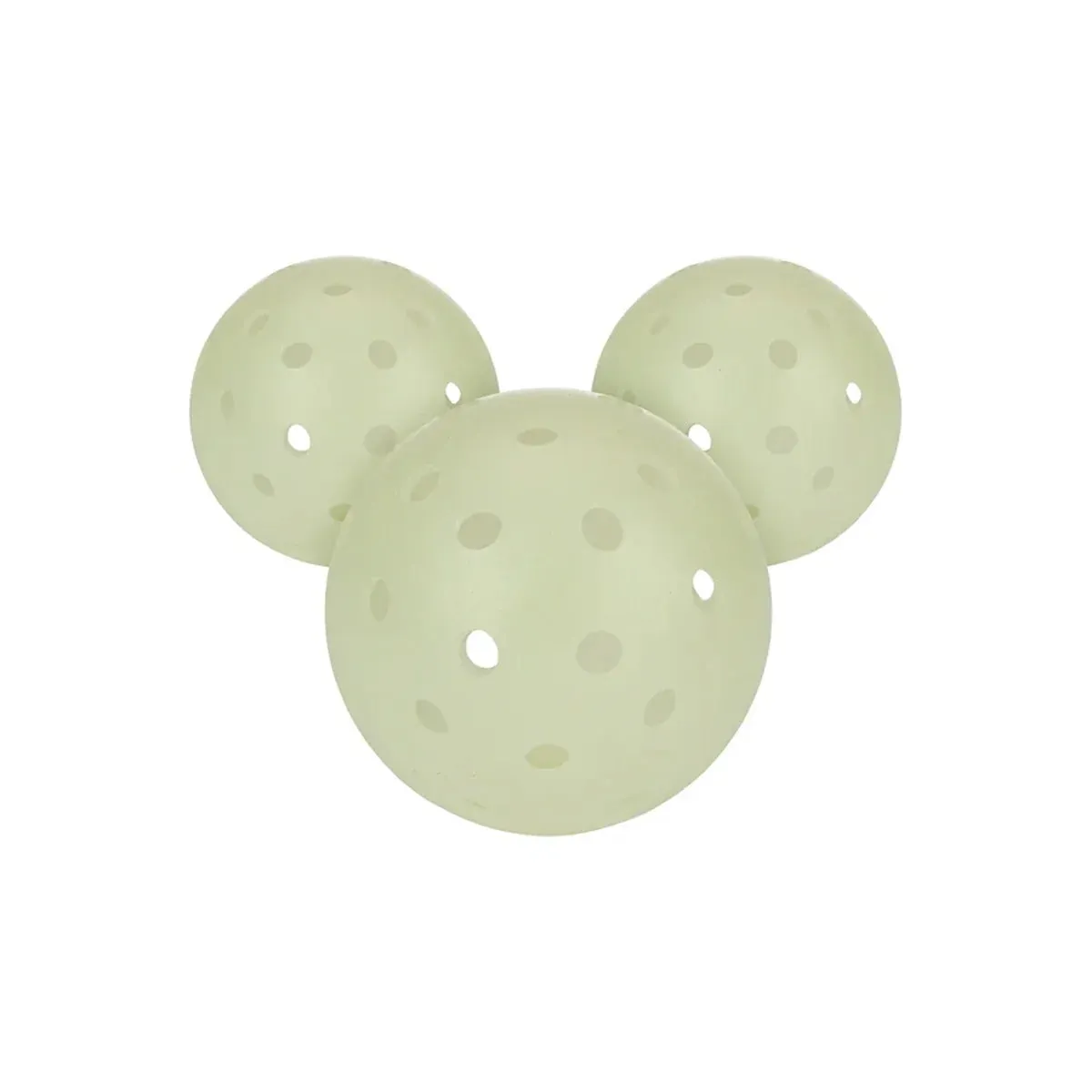 Glow in The Dark Outdoor Pickleball - 3 Pack