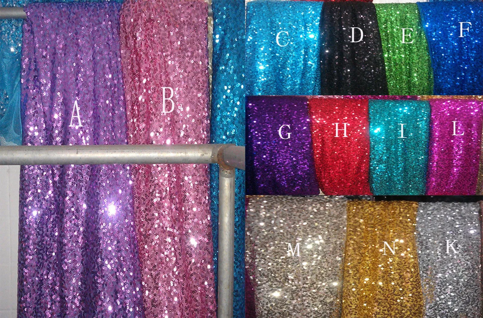 Gold Sequin Mermaid Sleeveless Halter Sweep Train Prom Dresses, MP299