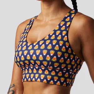 Halloween X-Factor Sports Bra (Candy Corn)