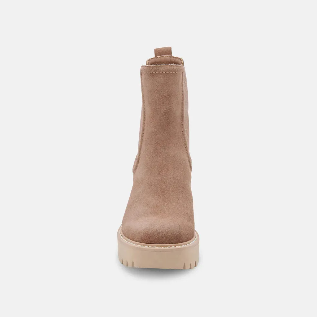 Hawk: Mushroom Suede