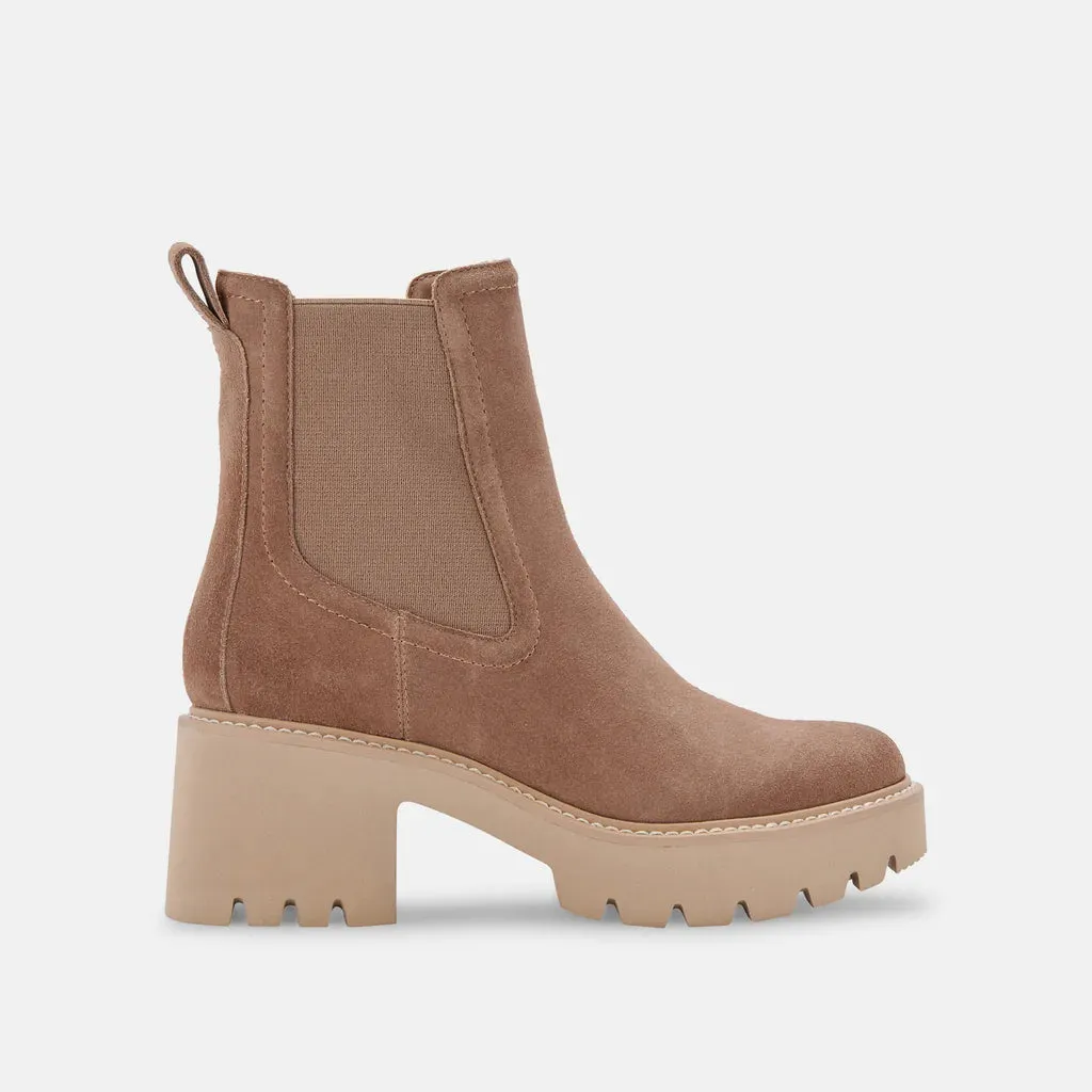Hawk: Mushroom Suede