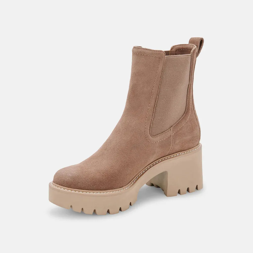 Hawk: Mushroom Suede