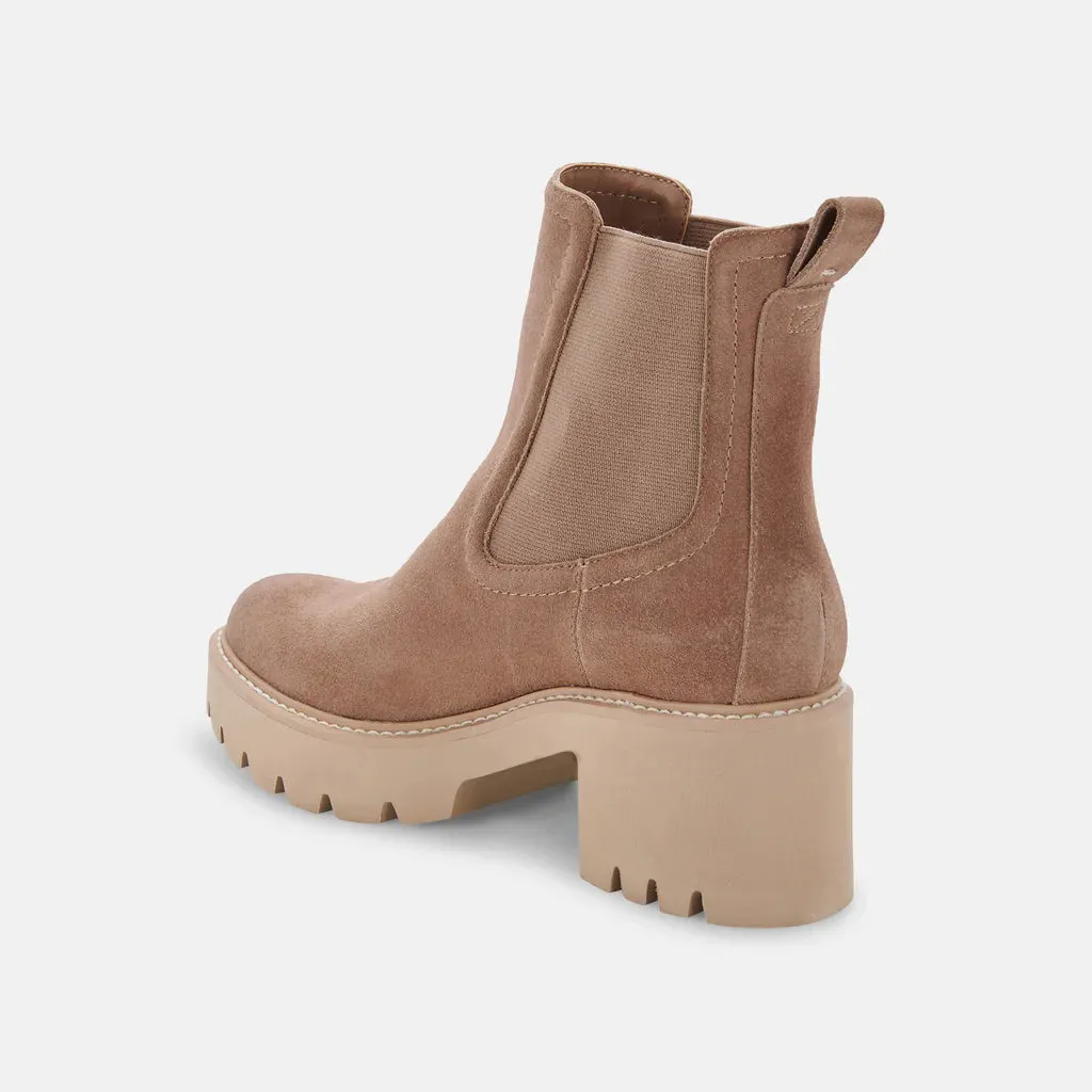 Hawk: Mushroom Suede