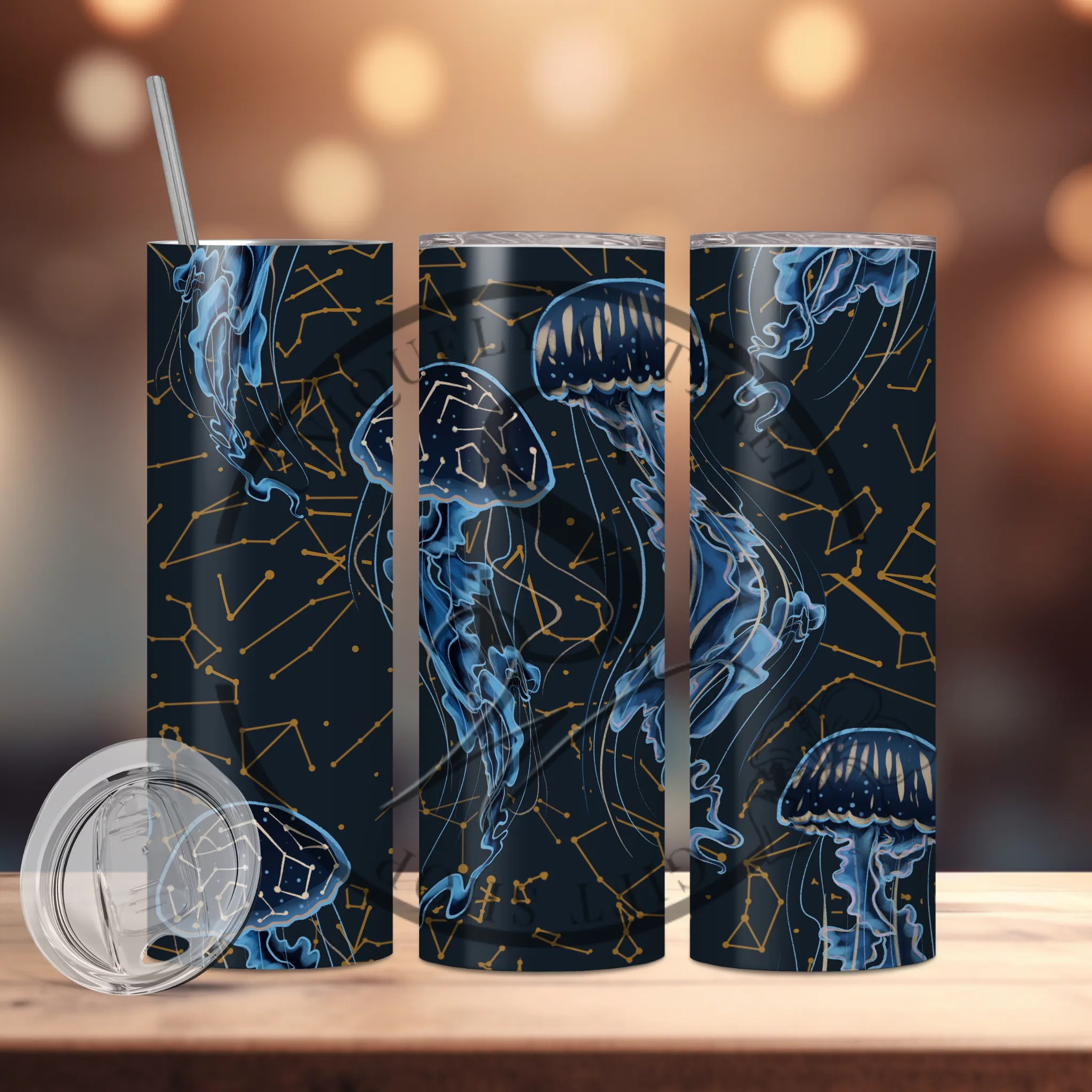 Hex Rejects Sealestial Skinny 20oz Stainless Tumbler