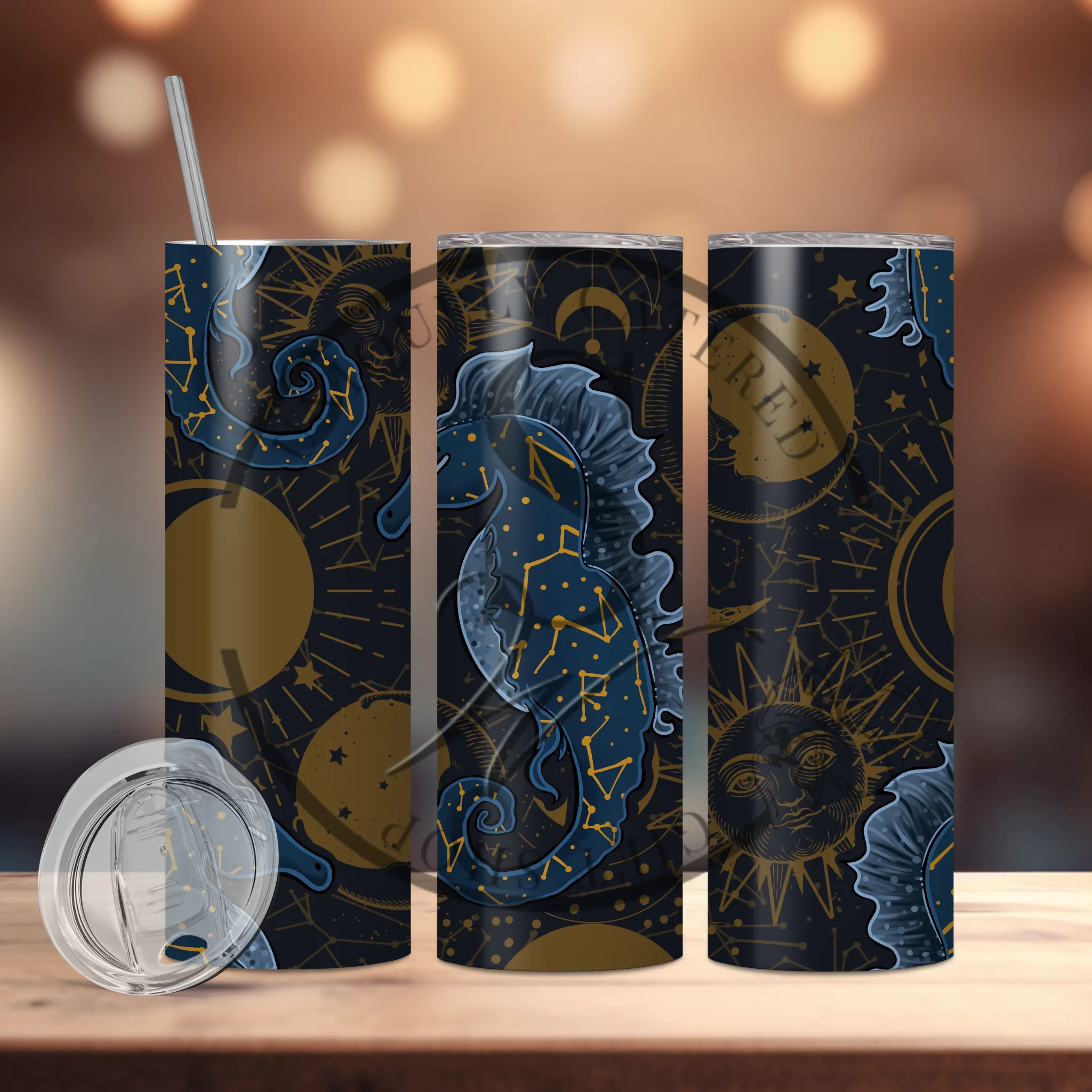 Hex Rejects Sealestial Skinny 20oz Stainless Tumbler
