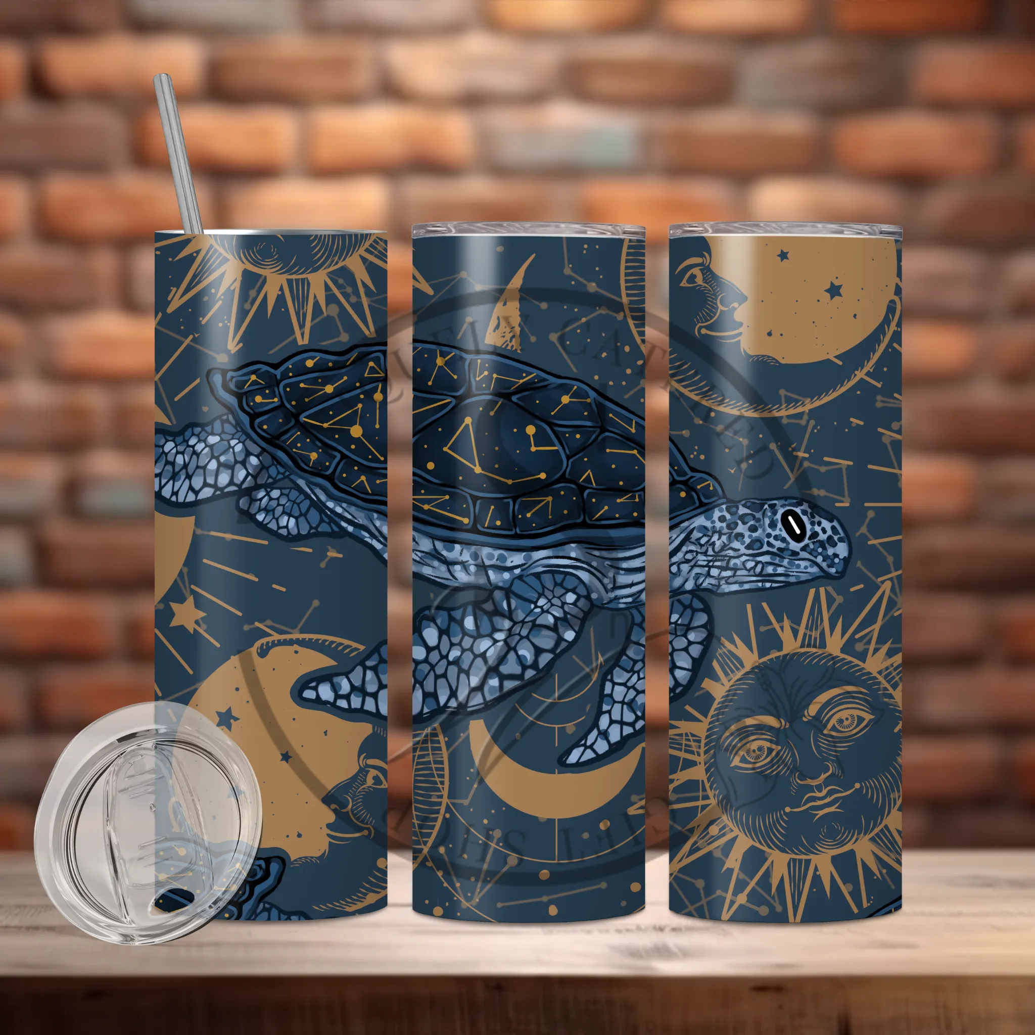 Hex Rejects Sealestial Skinny 20oz Stainless Tumbler