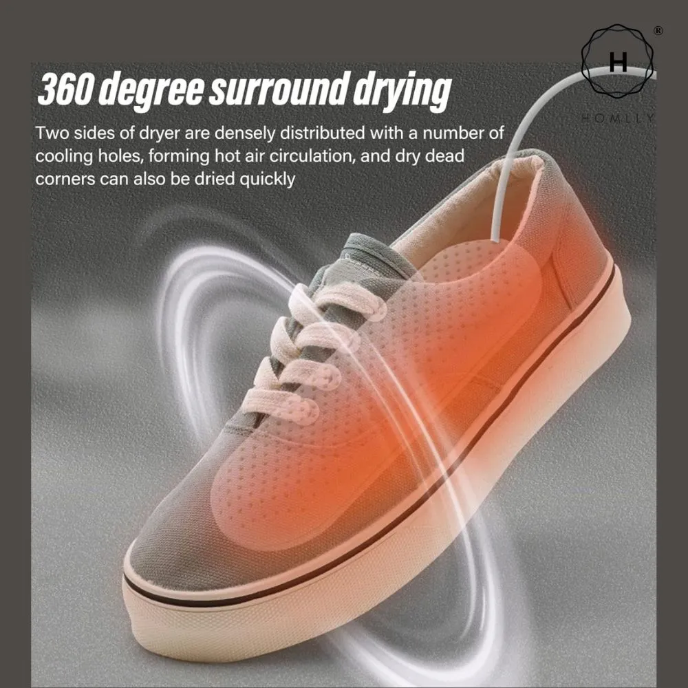 Homlly Deodorizing Boot Shoe Dryer with Timer via USB charging