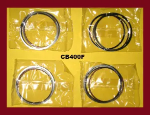 Honda CB400F CB400 Four New Piston Rings Set x4 1975 1976 1977- STD Standard