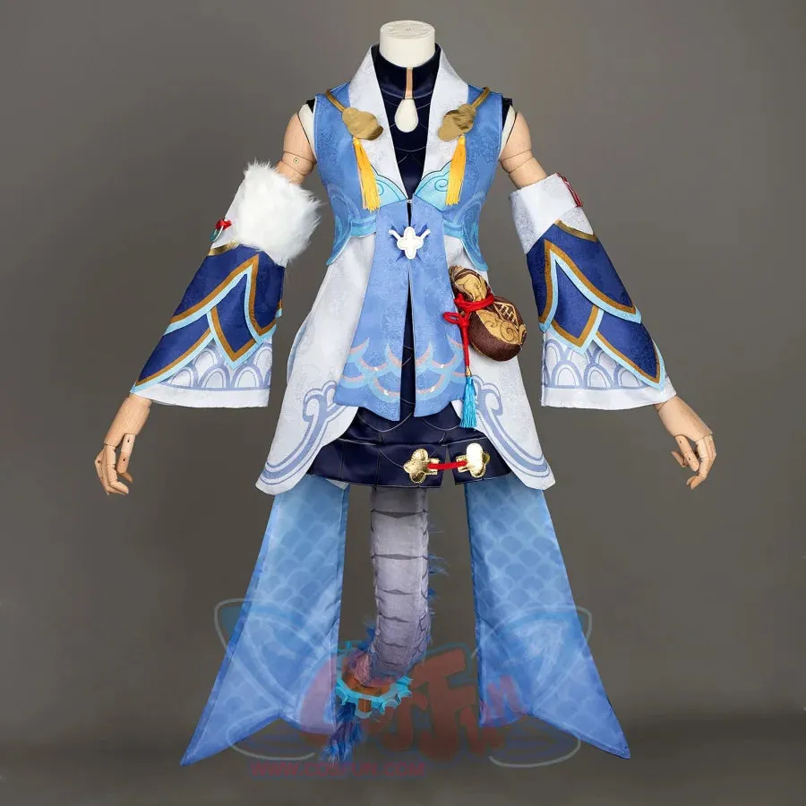 Honkai: Star Rail Bailu Cosplay Costume C07873E  B