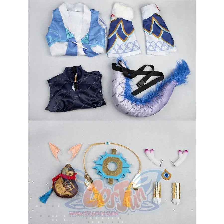 Honkai: Star Rail Bailu Cosplay Costume C07873E  B