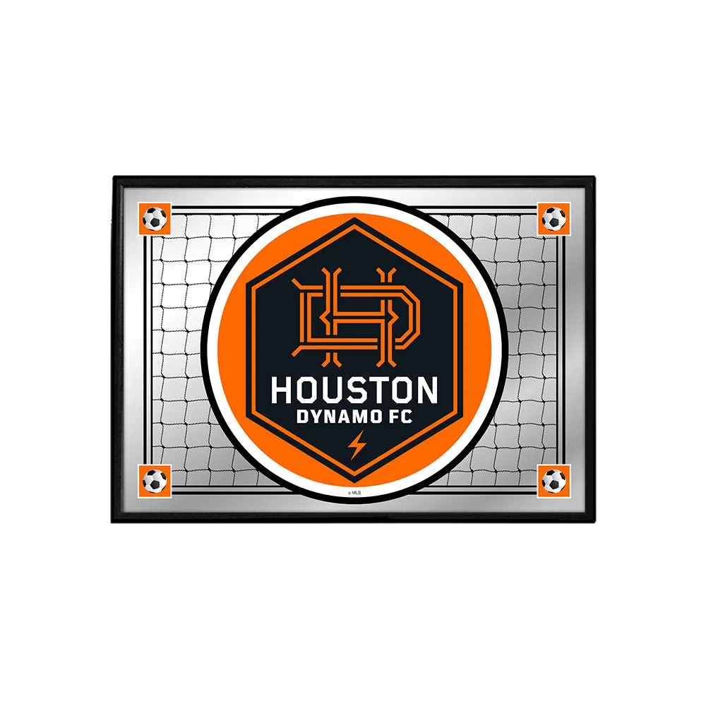 Houston Dynamo: Team Spirit - Framed Mirrored Wall Sign