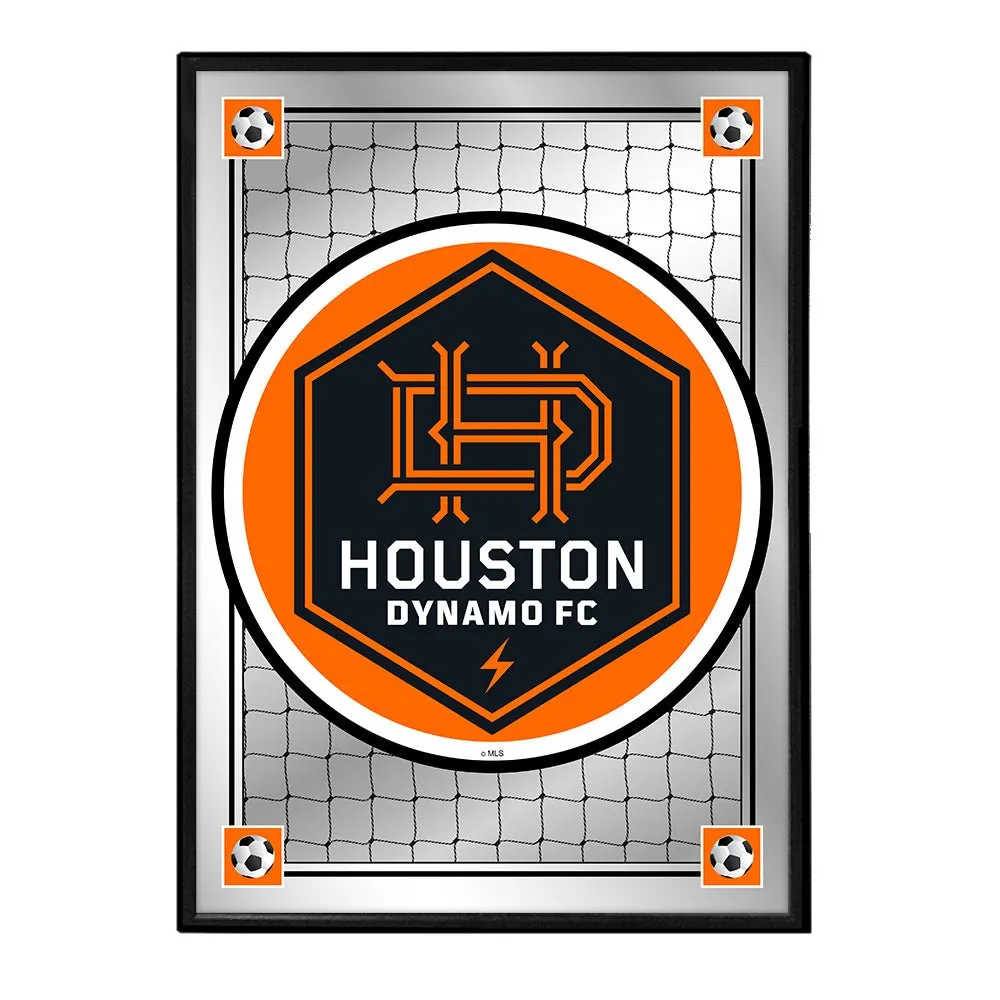 Houston Dynamo: Team Spirit - Framed Mirrored Wall Sign