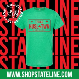 Hustle Town Plate - green unisex