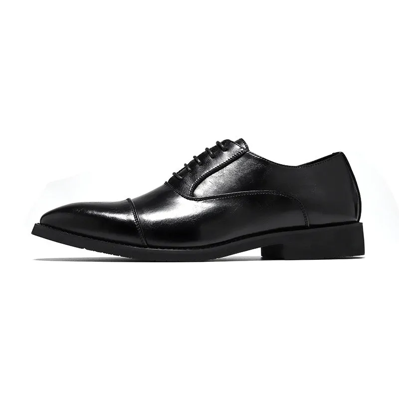 INSTOCK- Three-joint men's formal leather shoes