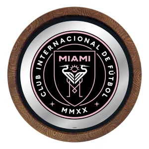 Inter Miami CF: Barrel Top Framed Mirror Mirrored Wall Sign