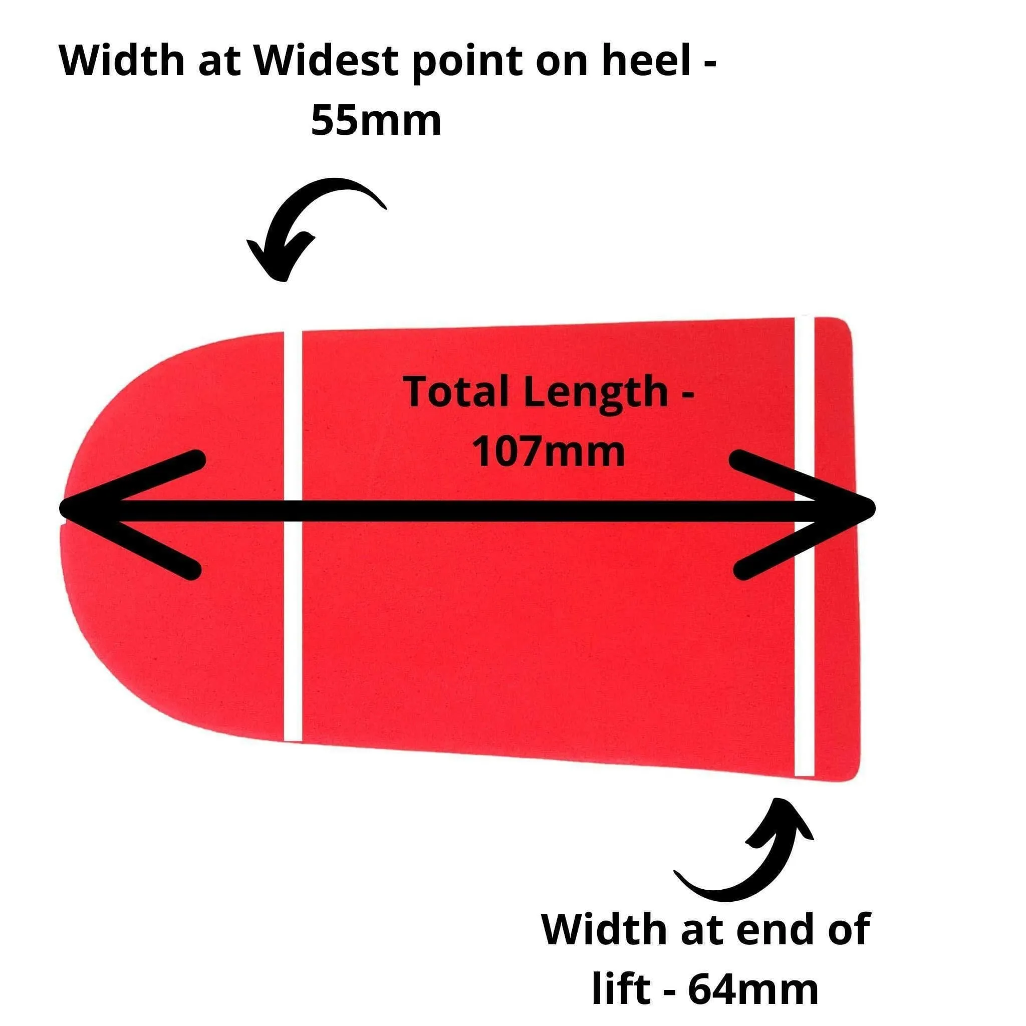 Interpod Heel Lifts  8mm x 5 Pairs