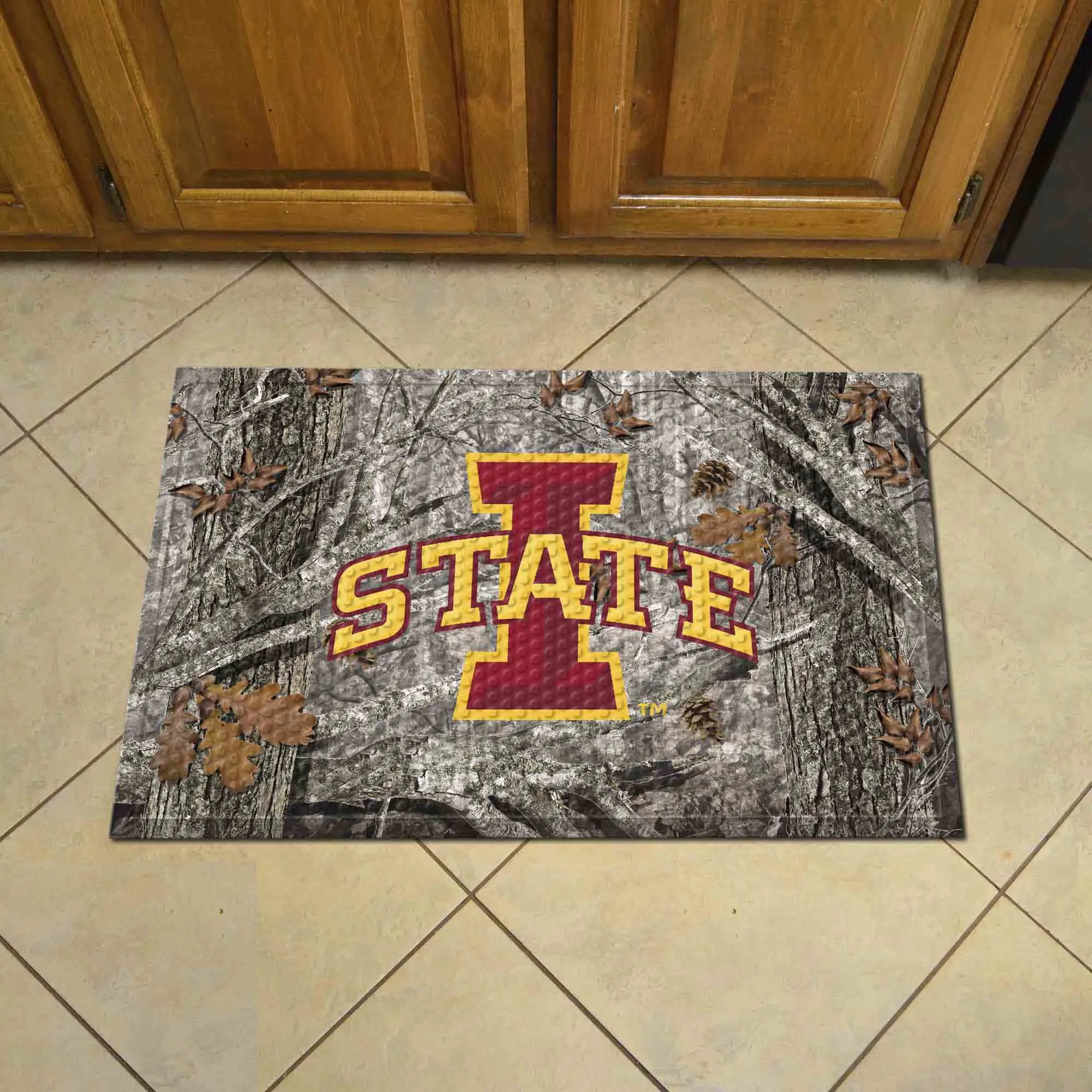 Iowa State University Camo Scraper Mat
