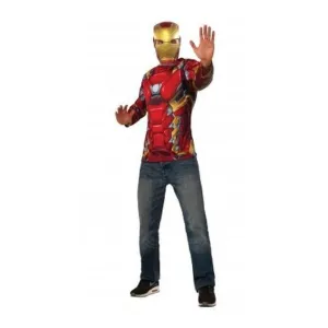 Iron Man Adult Costume Top Size Std