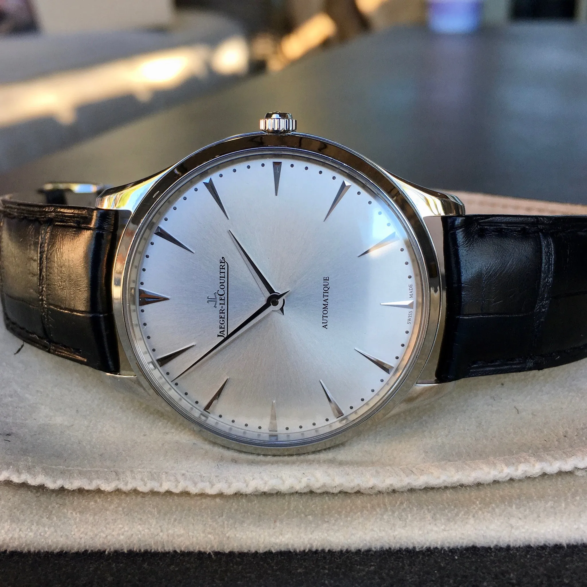 Jaeger LeCoultre Master Ultra Thin Q1338421 Automatic Stainless Steel Mens Watch