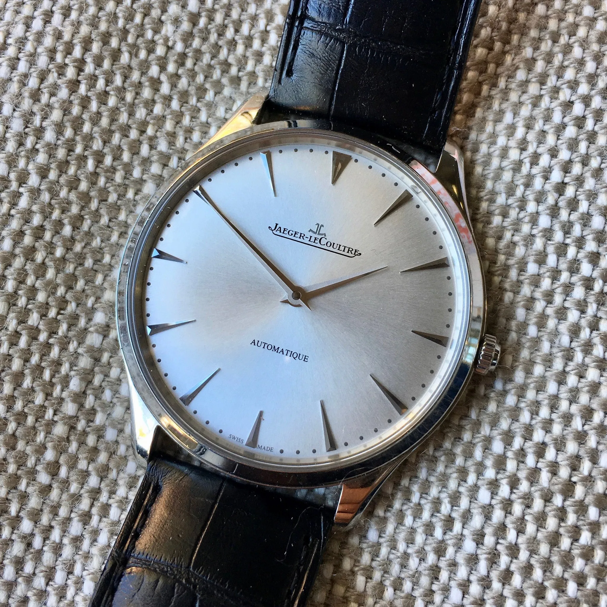 Jaeger LeCoultre Master Ultra Thin Q1338421 Automatic Stainless Steel Mens Watch