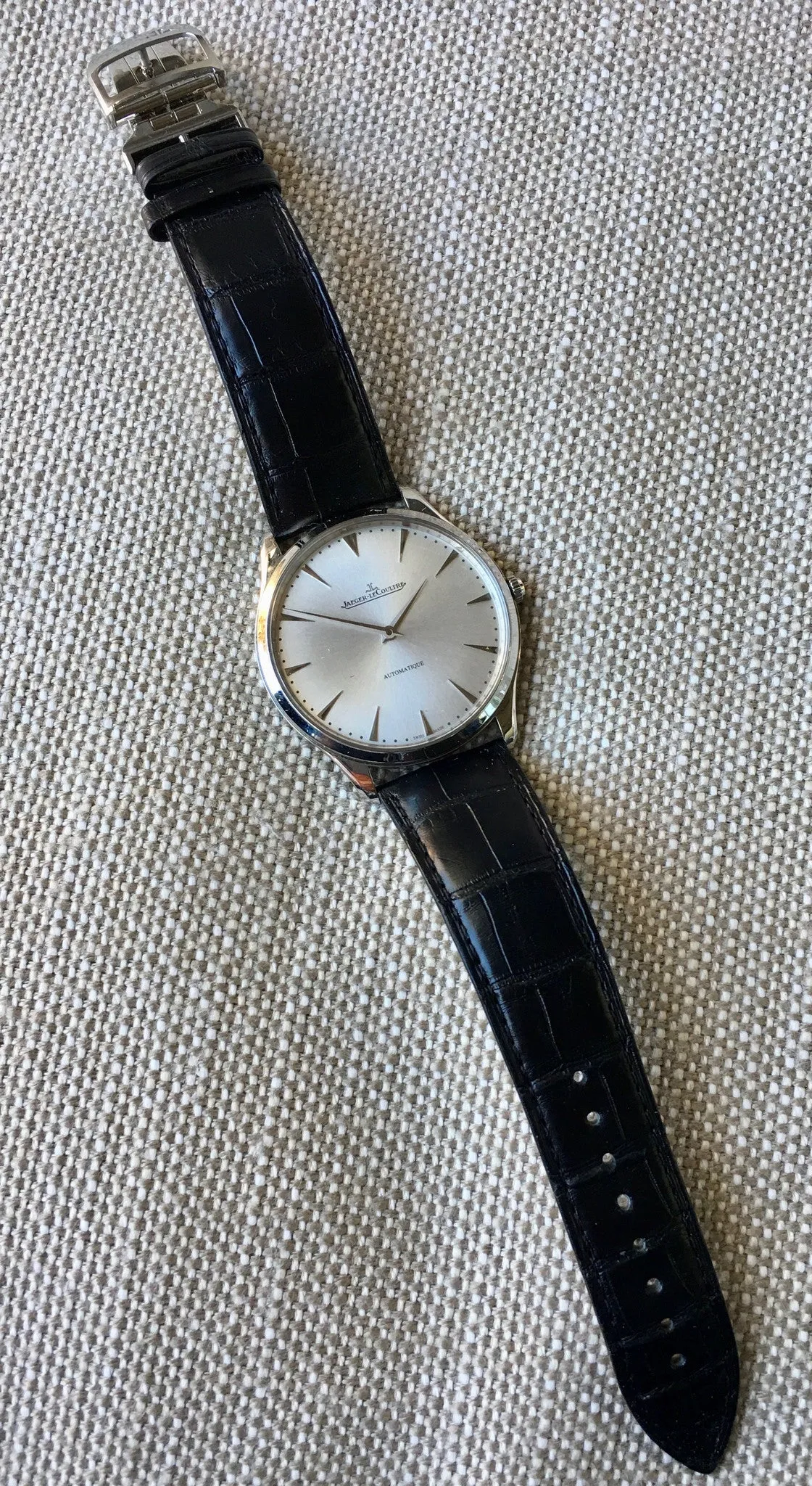 Jaeger LeCoultre Master Ultra Thin Q1338421 Automatic Stainless Steel Mens Watch