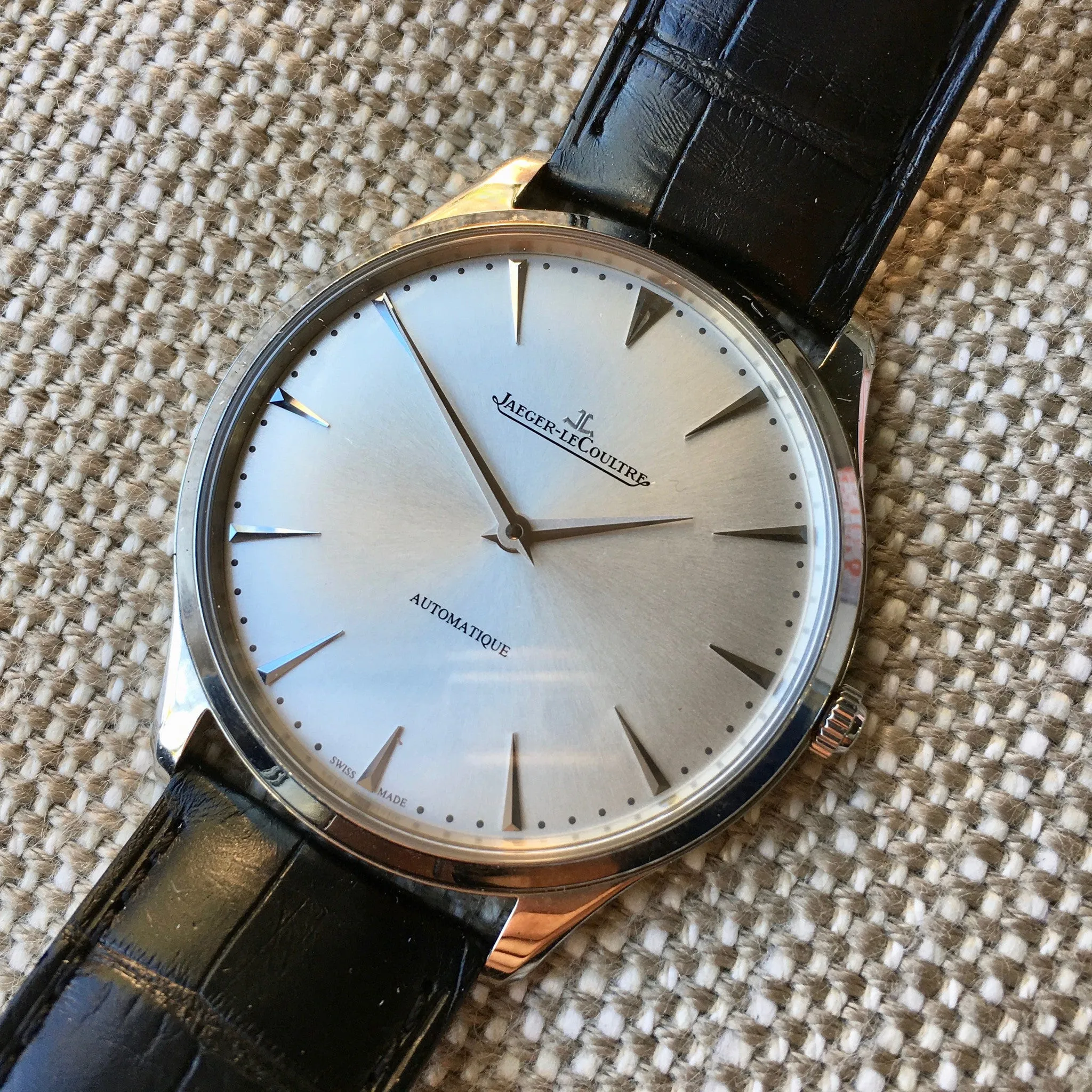Jaeger LeCoultre Master Ultra Thin Q1338421 Automatic Stainless Steel Mens Watch
