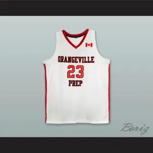 Jamal Murray 23 Orangeville Prep White Basketball Jersey