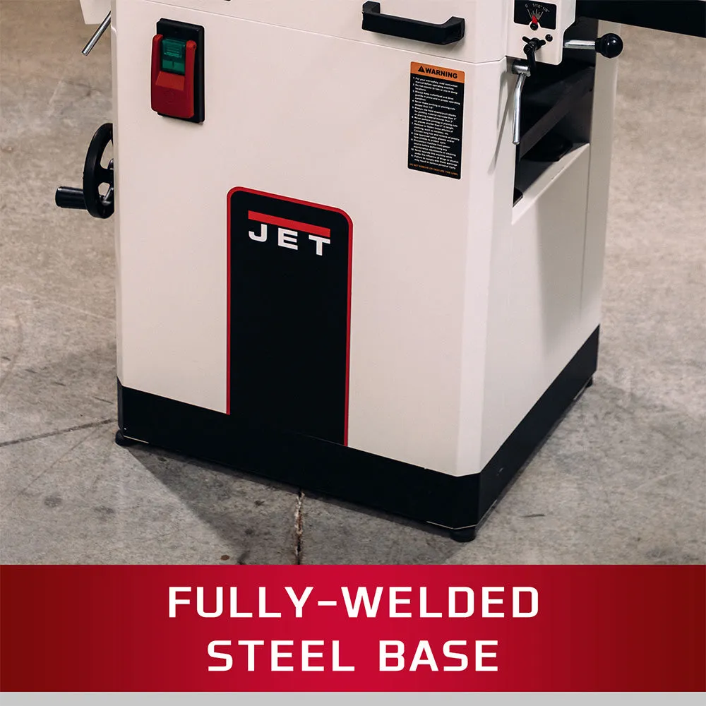 JET JPJ-12BHH 12" Helical Head Jointer/Planer 3hp, 1PH, 230V