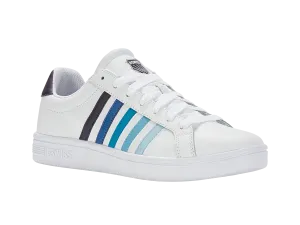 K-Swiss Men Court Tiebreak Court Shoes in White/Navy Gradient