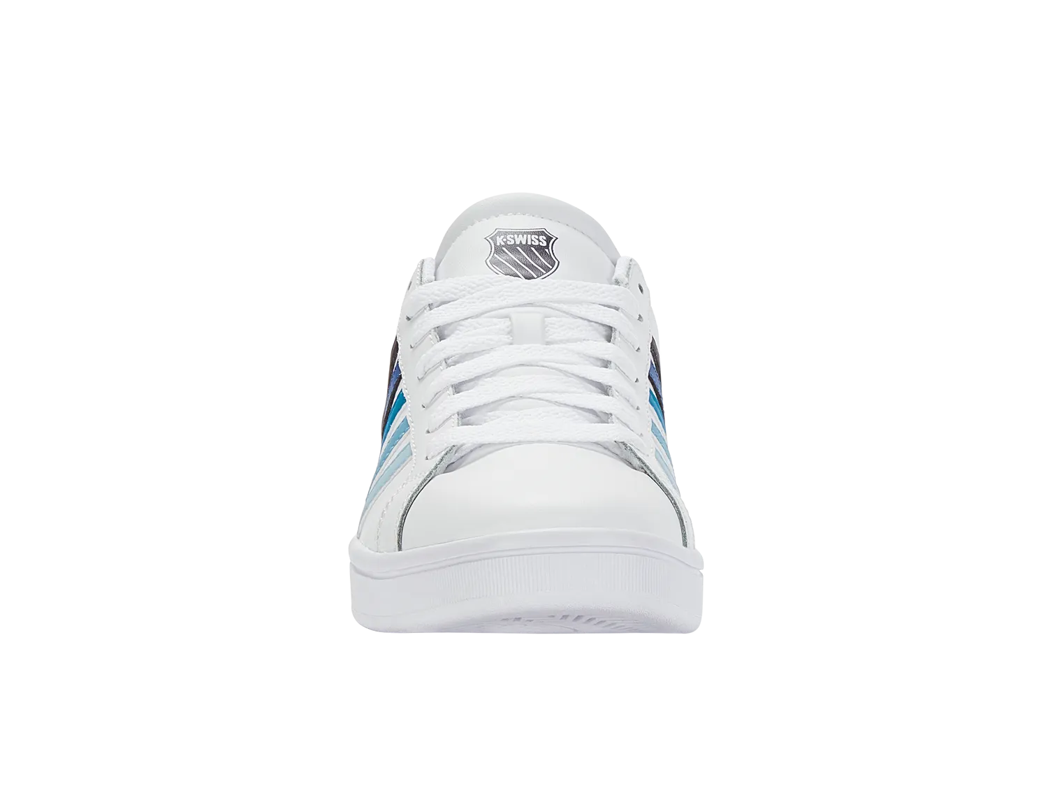 K-Swiss Men Court Tiebreak Court Shoes in White/Navy Gradient
