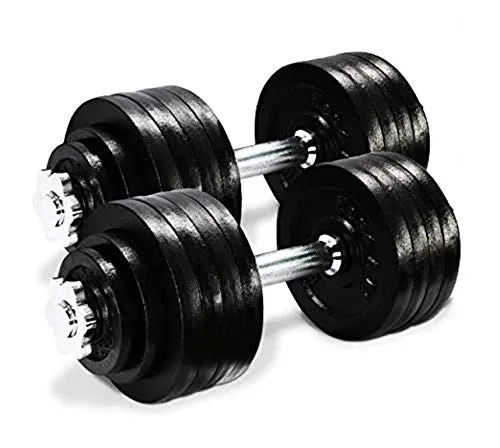 KAKSS Exclusive CAST Iron Adjustable Dumbbells 10 KG to 100 KG (Proudly Made in India) (18)
