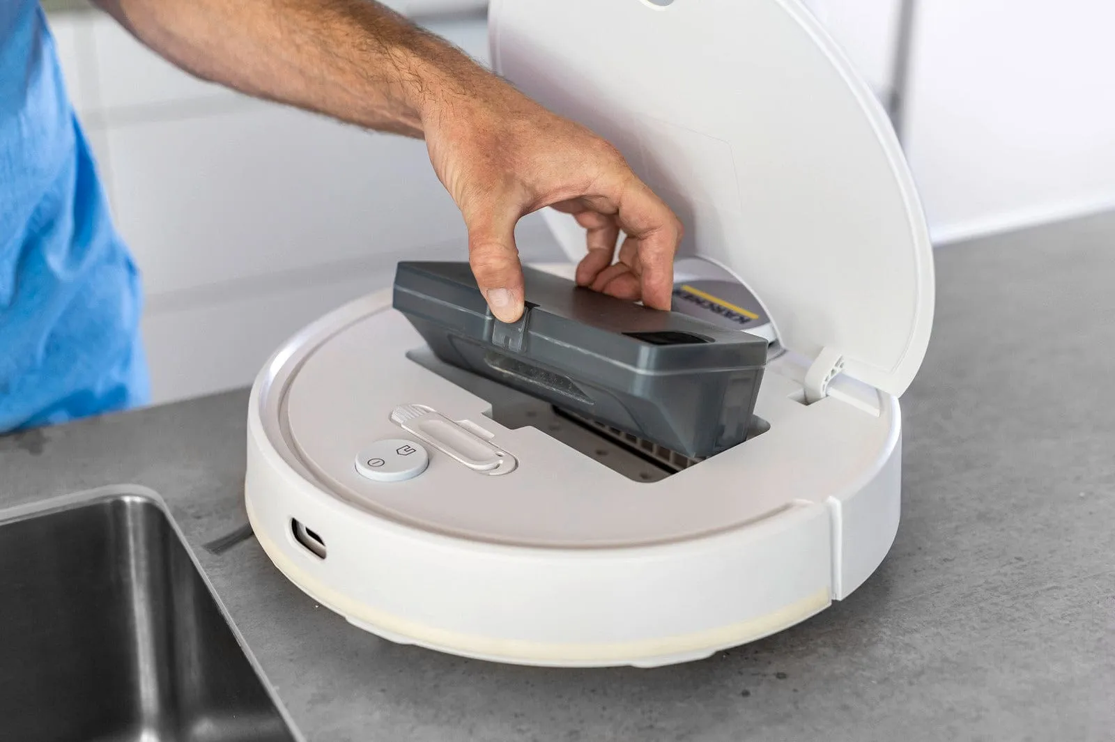 Karcher Robot RCV 3 Vacuum Cleaner With Wiping Function 1.269-620.0