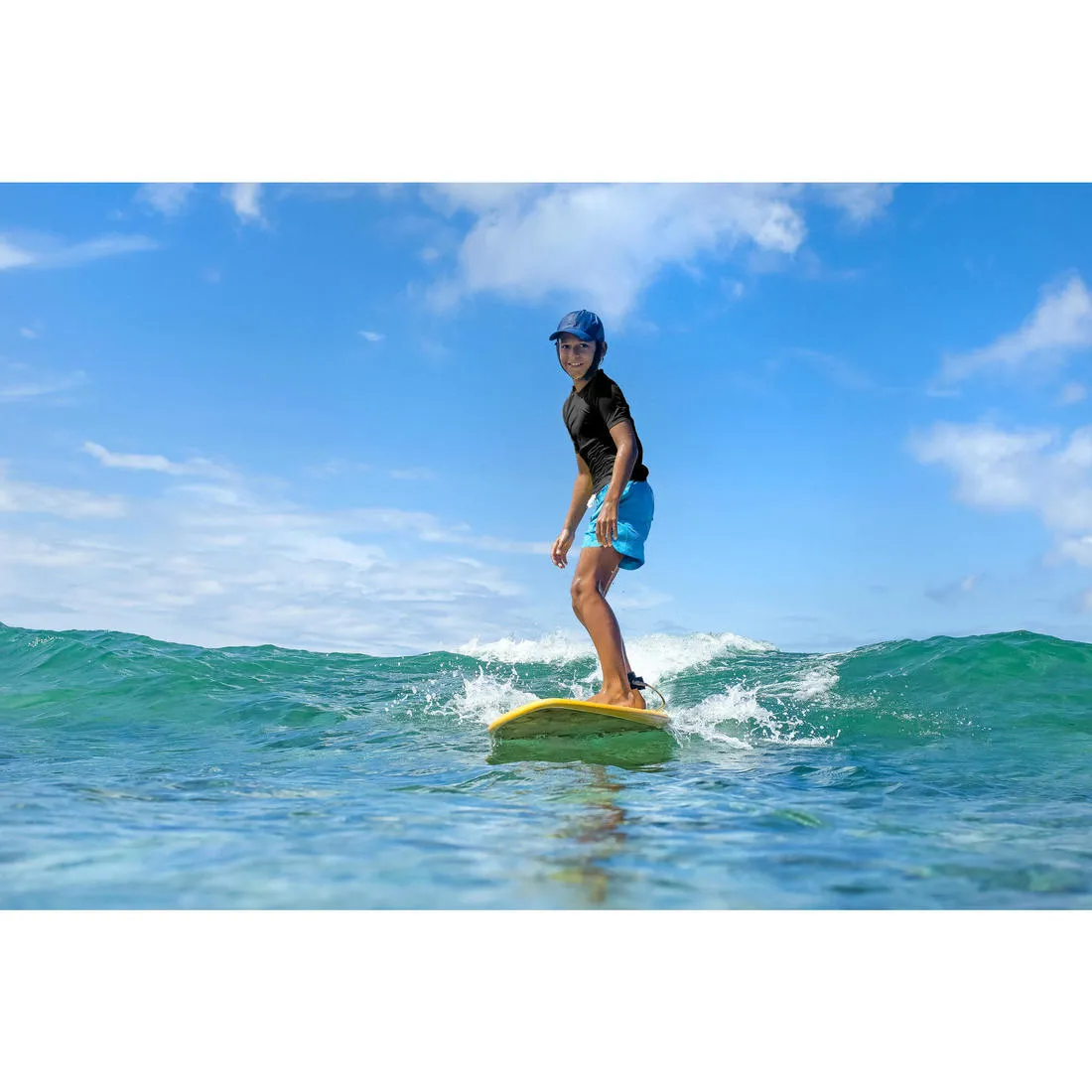 Kids' anti-UV Surfing Cap - Blue