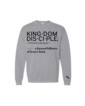 Kingdom Disciple Heavy Blend Crewneck Sweatshirt Grey