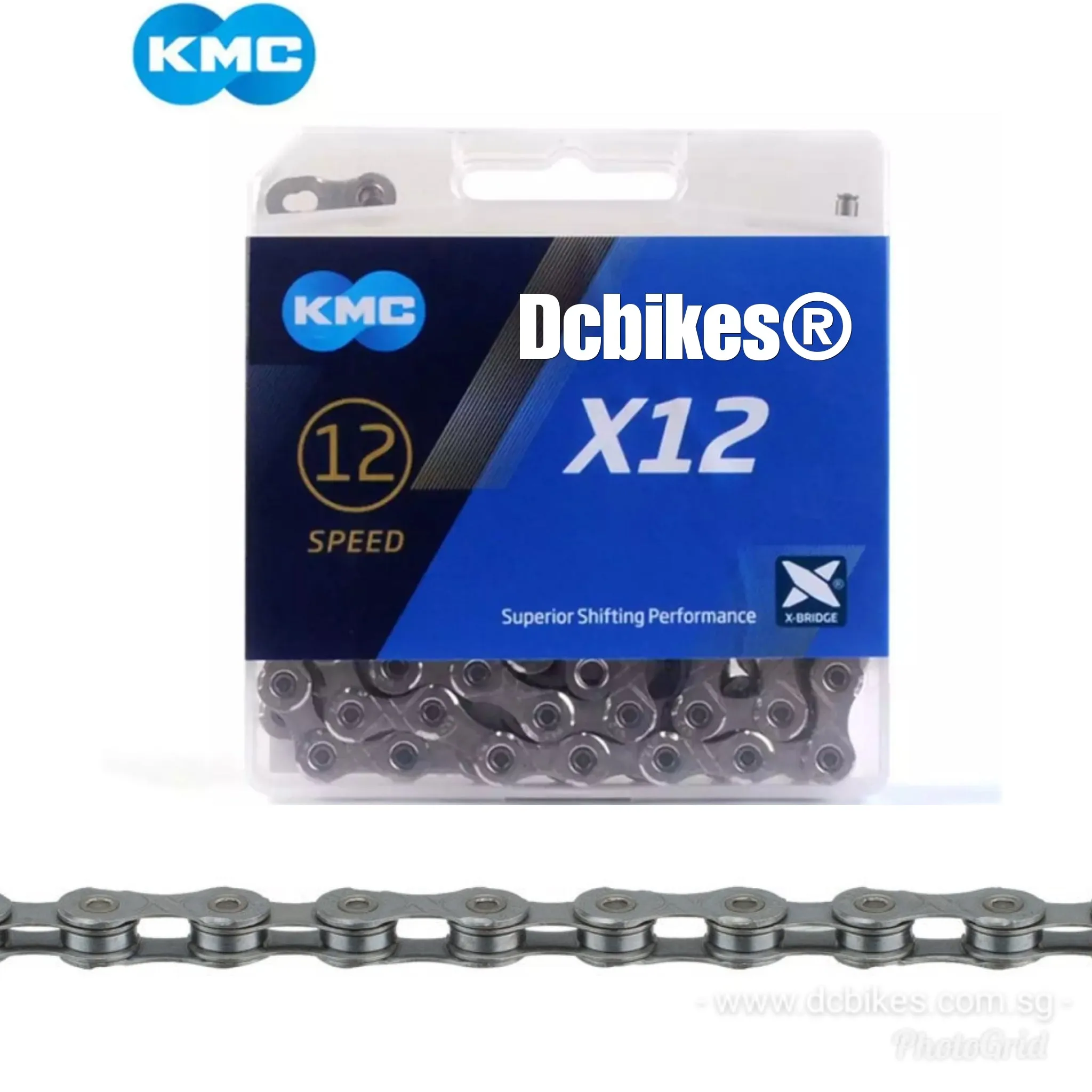 KMC 12 Speed Silver Black X12 MTB Road Chain   Missing Link 126