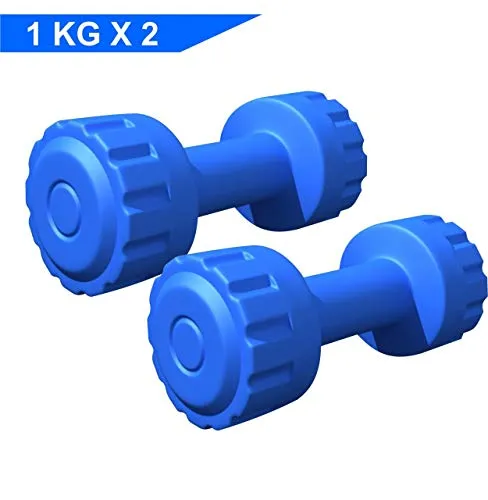 Kore K-DM-PVC-1KG-COMBO161 Dumbbell Set, 1Kg Set of 2