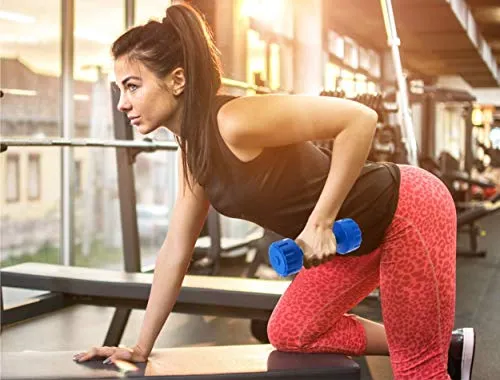 Kore K-DM-PVC-1KG-COMBO161 Dumbbell Set, 1Kg Set of 2