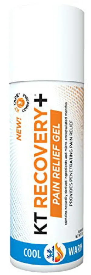 KT Tape Recovery  Pain Relief Cool/Warm Gel Roll-on 3oz